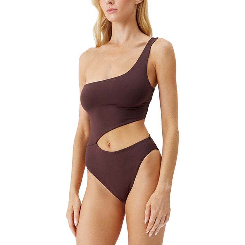Melissa Odabash Womens Nassau One-Piece, Brown